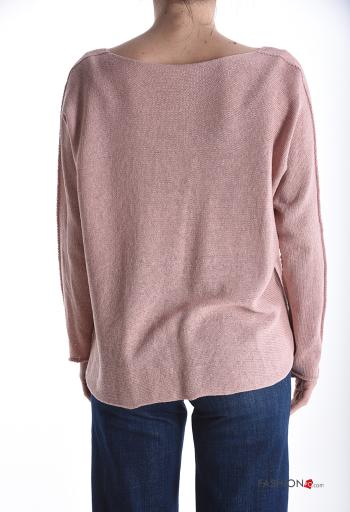 Jersey de Algodón manga larga con cuello en v - ph 2