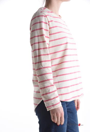 Maglietta a manica lunga in Cotone girocollo Fantasia righe - ph 3