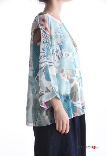 Blouse à Imprimé Floral - ph 3