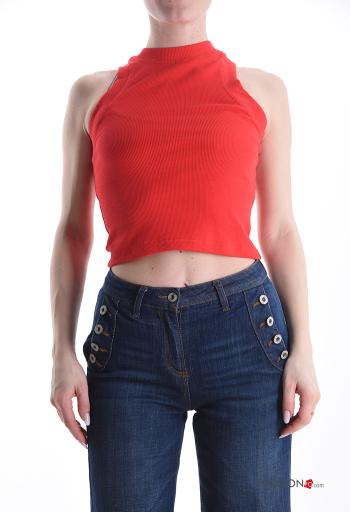 Gerippte Tank-Top aus Baumwolle - ph 1