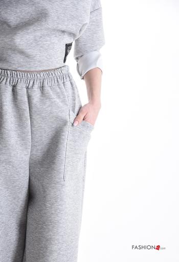 Fato de treino manga comprida com bolsos - ph 4