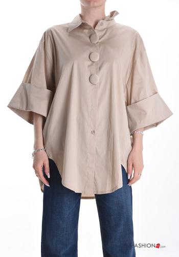 Camicia in Cotone con bottoni - ph 1