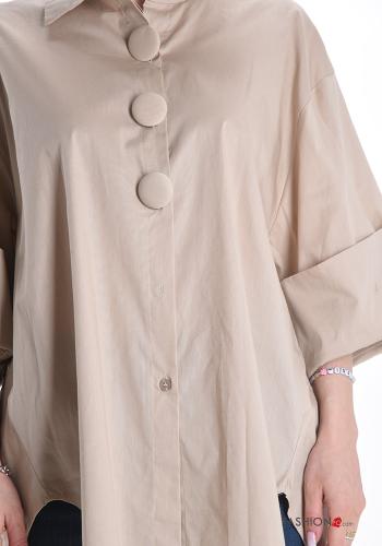 Camicia in Cotone con bottoni - ph 4