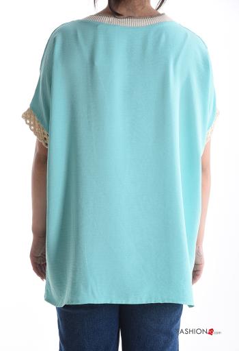 Blusa manga corta De lurex cuello redondo - ph 2