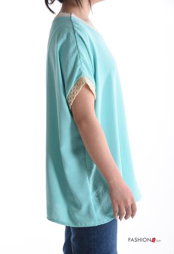 Blusa manga corta De lurex cuello redondo - ph 3