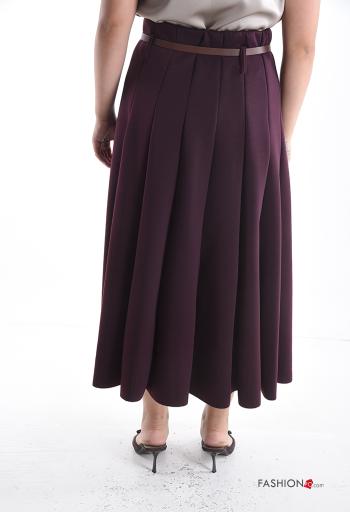 pleated Skirt with belt with elastic - ph 2