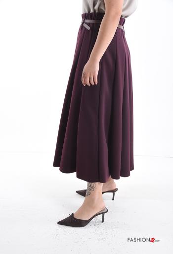 pleated Skirt with belt with elastic - ph 3