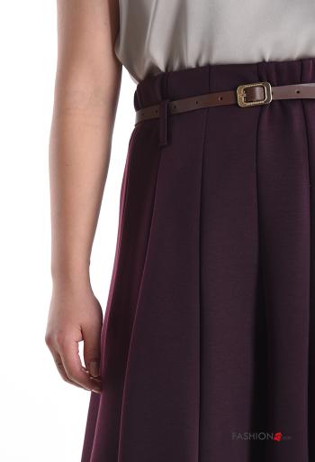 pleated Skirt with belt with elastic - ph 4