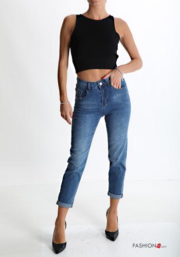 Jeans in Cotone con tasche - ph 5