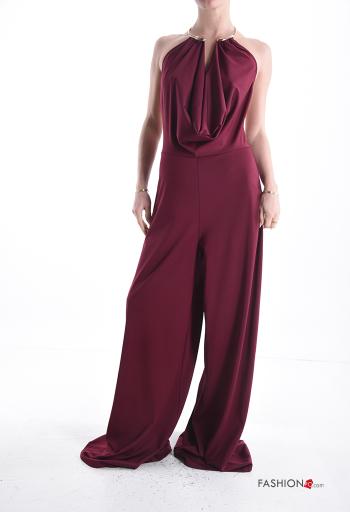 wide leg backless sleeveless long Jumpsuit