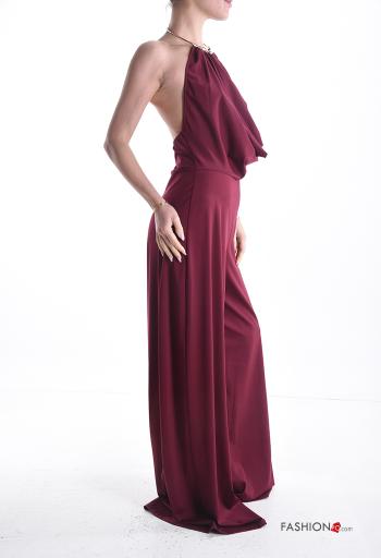 wide leg backless sleeveless long Jumpsuit - ph 3
