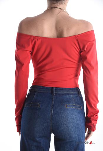 long sleeve backless Bodysuit - ph 2