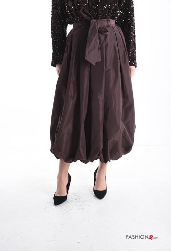 balloon Skirt with fabric belt