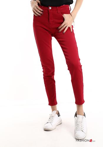 Jeans in Cotone con tasche