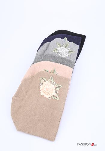 Set 12 pezzi Cappellino in Misto Lana Fantasia ricamata - ph 1