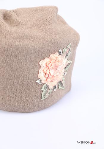 Set 12 pezzi Cappellino in Misto Lana Fantasia ricamata - ph 3