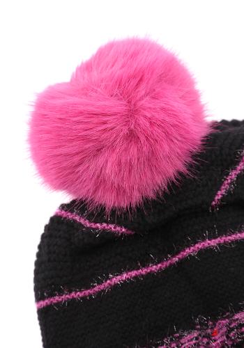 Set 12 pezzi Cappellino in Pelliccia ecologica Fantasia chevron - ph 3