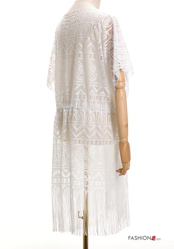 Vestido playero encaje con flecos - ph 2