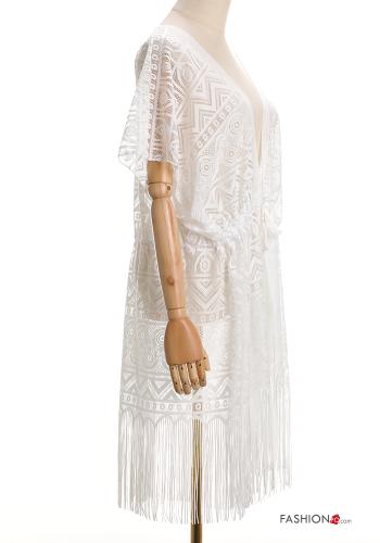 Vestido playero encaje con flecos - ph 3