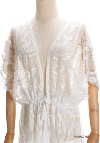 Vestido playero encaje con flecos - ph 4