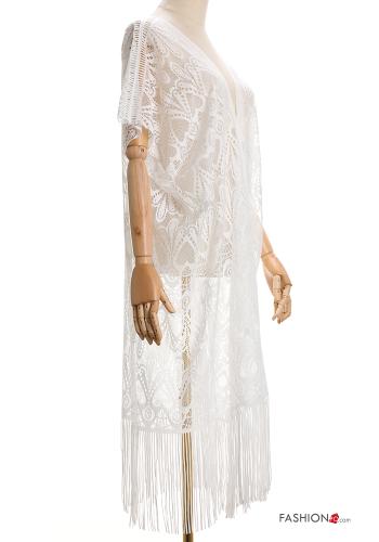 Vestido playero encaje con flecos - ph 3