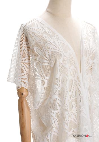 Vestido playero encaje con flecos - ph 4