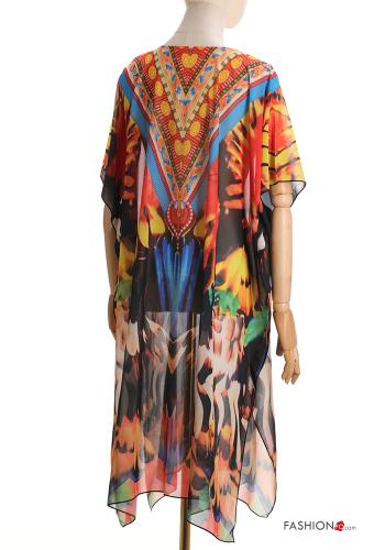 Vestido playero con cuello en v - ph 2