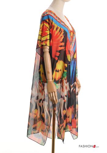 Vestido playero con cuello en v - ph 3