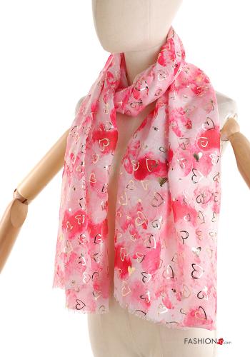 Herzmuster Lurex Schal