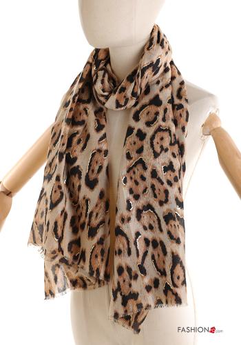 Écharpe lurex Padrão animal