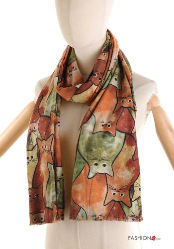 Animal motif Scarf