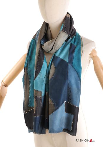 Geometrisches Muster Lurex Tuch