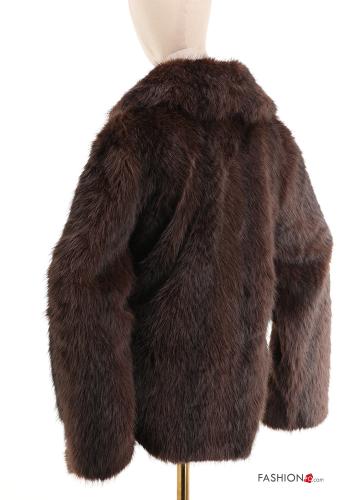 Mantel aus Kunstpelz - ph 2