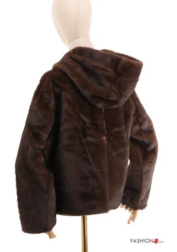 Mantel aus Kunstpelz - ph 2