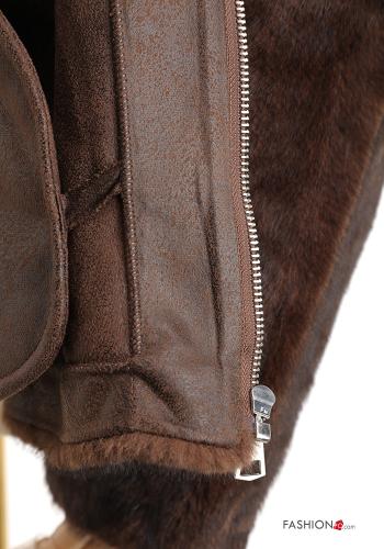 Mantel aus Kunstpelz - ph 4