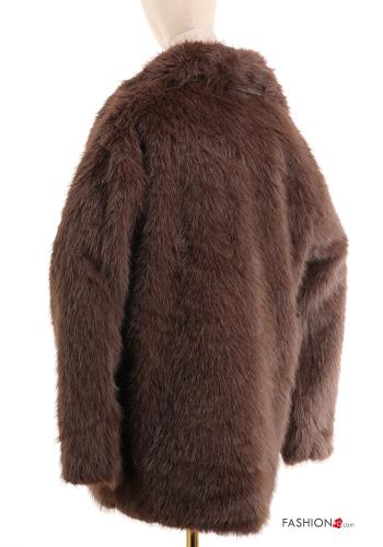 Mantel aus Kunstpelz - ph 2