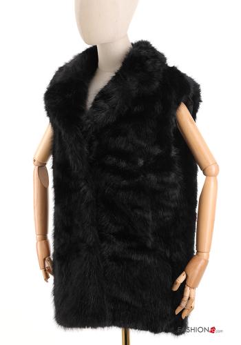 Mantel aus Kunstpelz - ph 1