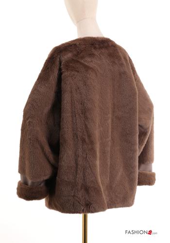Mantel aus Kunstpelz - ph 2