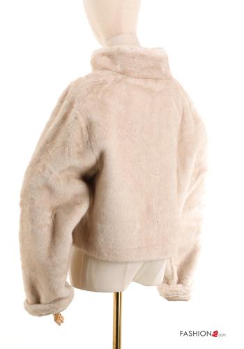 Mantel aus Kunstpelz - ph 2