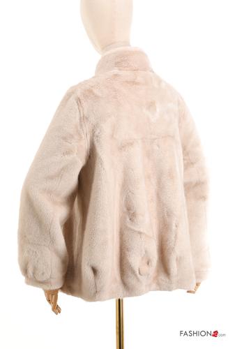 Mantel aus Kunstpelz - ph 2