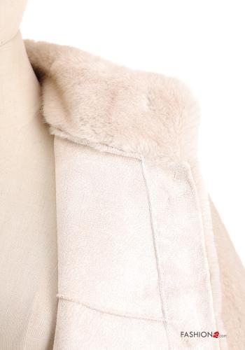 Mantel aus Kunstpelz - ph 4