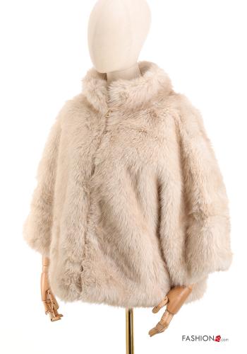 Mantel aus Kunstpelz - ph 1