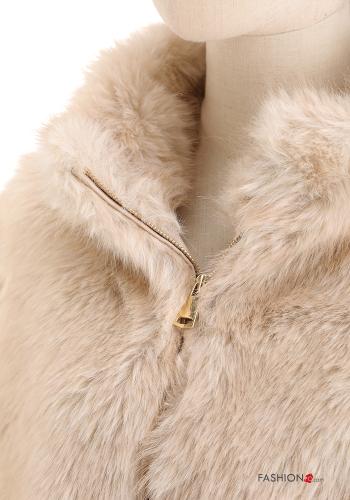 Mantel aus Kunstpelz - ph 3