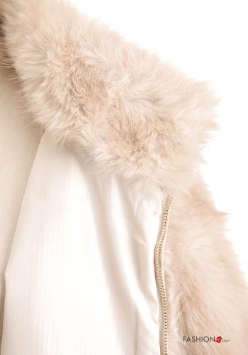 Mantel aus Kunstpelz - ph 4