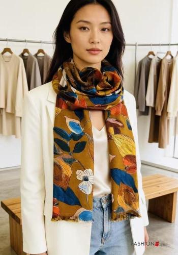 Foulard Fantasia stampata