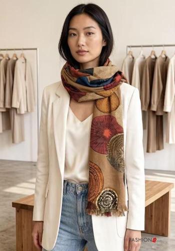 Foulard Fantasia stampata