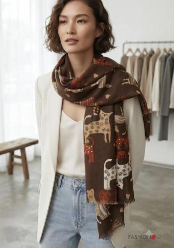 Foulard Fantasia stampata