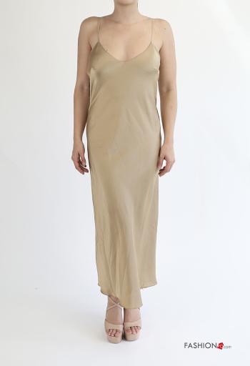 satin Sleeveless Dress
