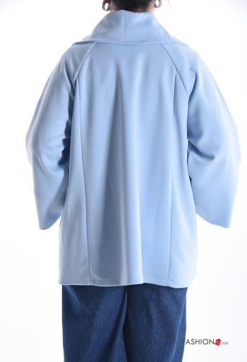 Giacca maniche lunghe con colletto senza fodera con bottoni con tasche - ph 2