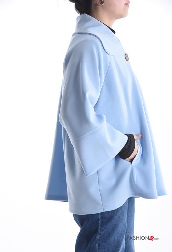 Giacca maniche lunghe con colletto senza fodera con bottoni con tasche - ph 3